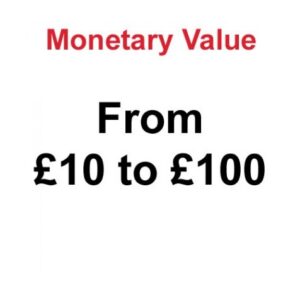 Gift Voucher from £10 to £100